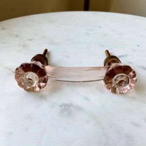 Vintage crystal handle